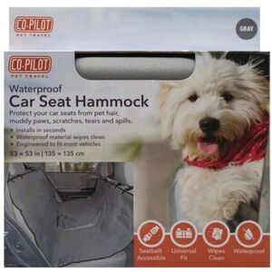 Co Pilot travel waterproof‎ Car Seat Cover Bench Style, Gray